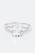 Bague "Miri" D 0,084/24  Topaze Blanche 2,45/1