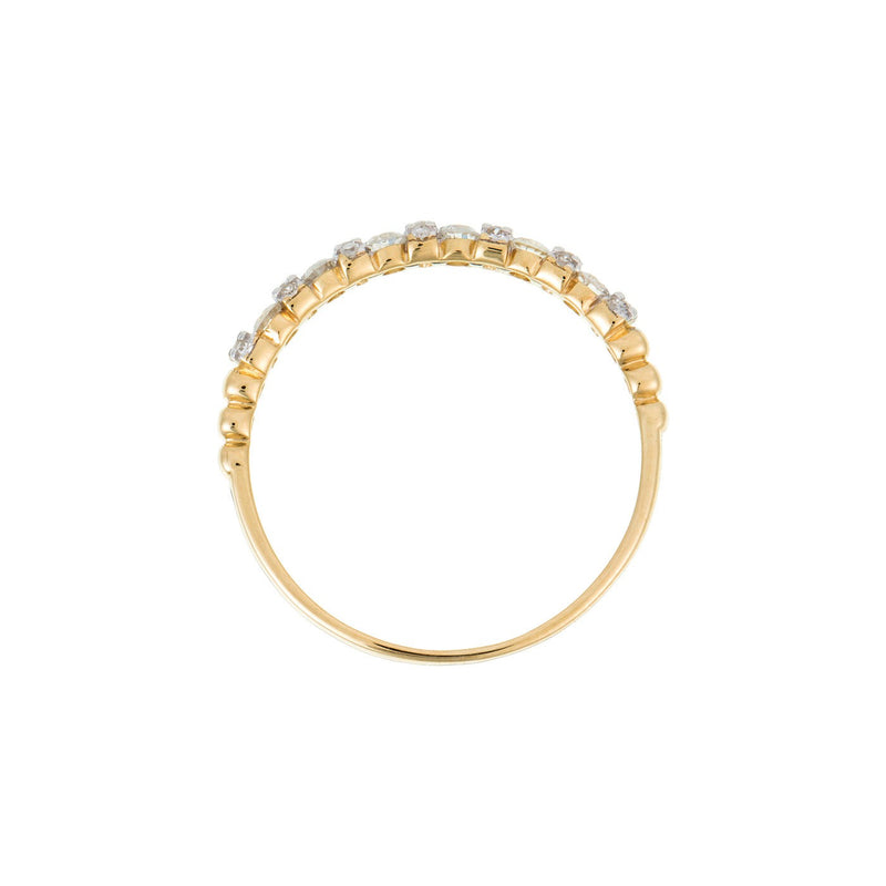 Bague "Kuantan " D 0,294/27 - Or Jaune 375/1000