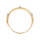 Bague "Kota" D 0,131/26 - Or Jaune 375/1000