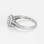 Anillo "Beloni" D 0,44/65 - Oro blanco 375/1000