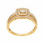 Bague "Moromba" D 0,493/97 - Or Jaune 375/1000