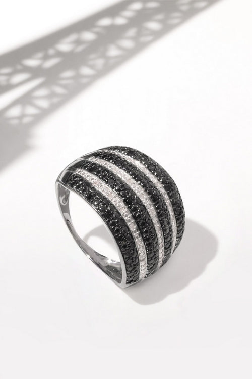 Bague "Maeva" D 0,501/64 - Or Blanc 375/1000