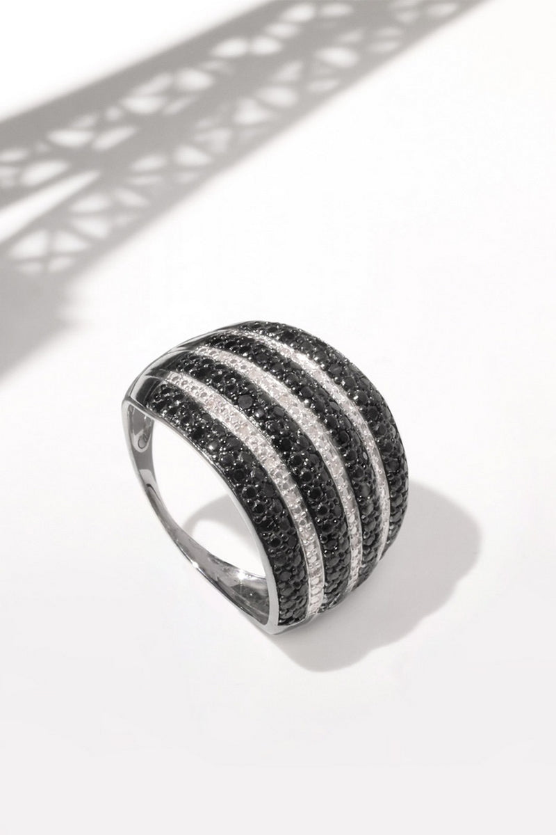 Bague "Maeva" D 0,501/64 - Or Blanc 375/1000