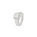 Bague "Remban" D 0,32/68 White Topaze 1,41/1 - Or Blanc 375/1000