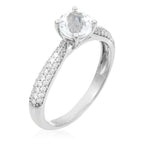 Bague "Tawo" D 0,327/62  White Topaze 1,43/1