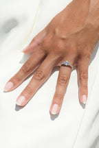 Anillo "Chera" D 0.291/40 Topacio blanco 1.573/1 - Oro rosa 375/1000