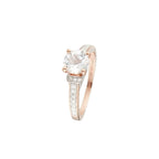 Anillo "Chera" D 0.291/40 Topacio blanco 1.573/1 - Oro rosa 375/1000
