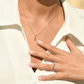 "Dava" Ring, D 0.049/7 - 375/1000 White Gold