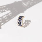 "Setar" Ring D 0.127/23 Sapphire 0.127/16 - Yellow Gold 375/1000
