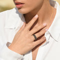 Anillo "Setar" D 0.127/23 Zafiro 0.127/16 - Oro amarillo 375/1000