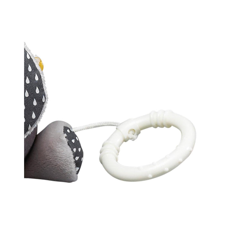 Peluche Mini Musical Eléphant En Velours Gris