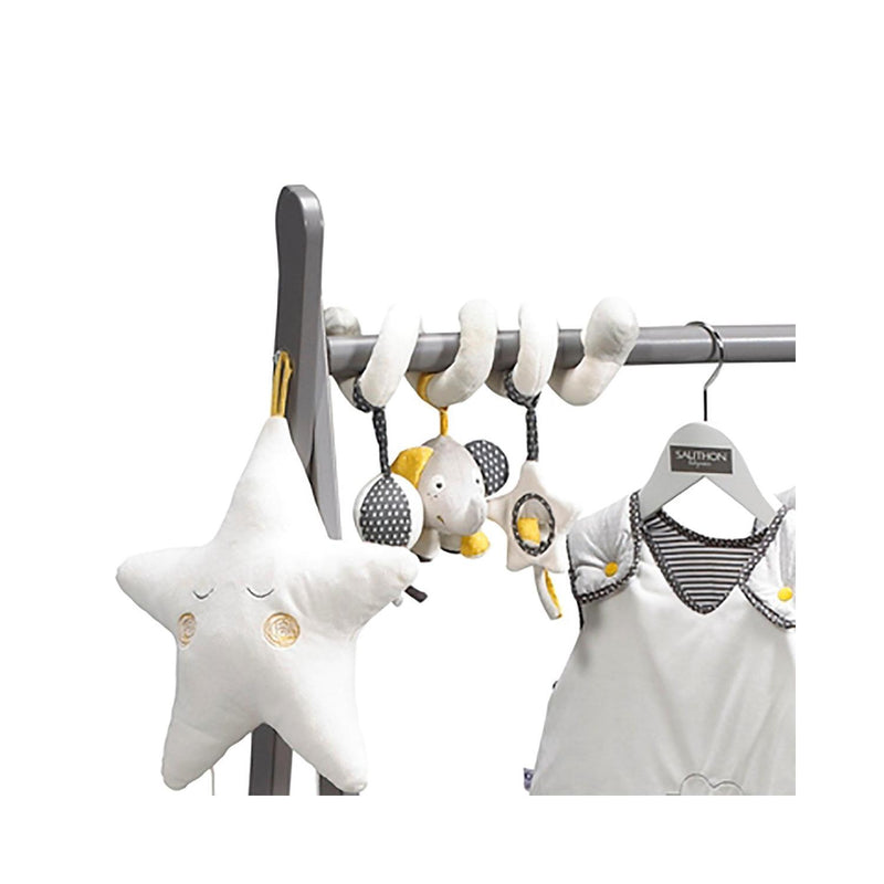 Spirale D'Activités En Velours Blanc