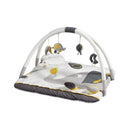 Tapis D'Éveil Avec Arches En Velours Blanc