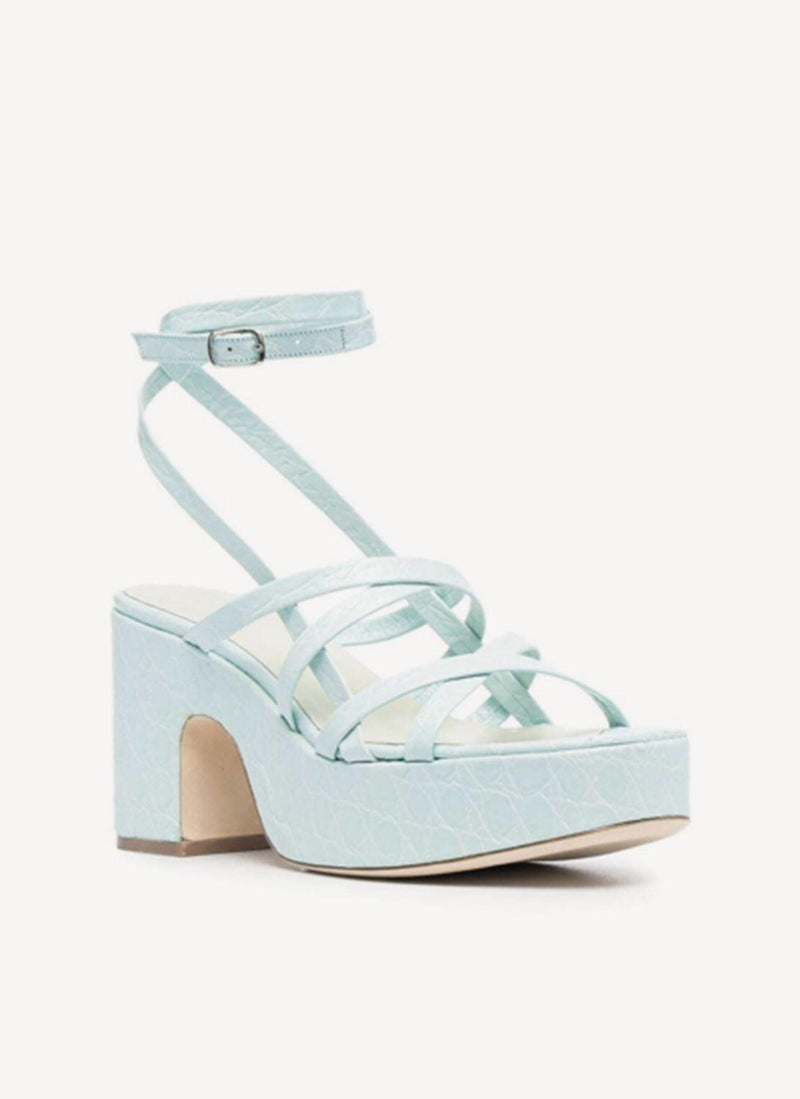 By Far - Sandales - Light Blue - Femme