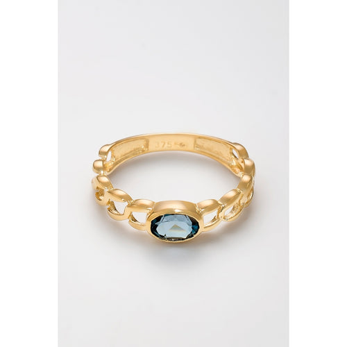 "Luminita" Ring, 0.65/1 size - Yellow Gold