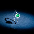 Bague"Perrine" D0,13/37 E0,4/1 - Or Blanc 375/1000