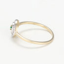 Bague "Bouclier" - Or Jaune 375/1000