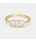 Anillo “Rondas Entrelazadas” – D0.06/30 – Oro Amarillo