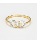 Bague "Ronds Entrelacés" - D0,06/30 - Or Jaune