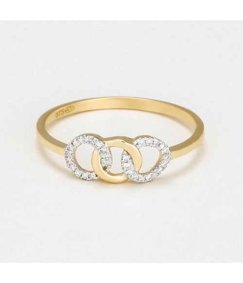 Bague "Ronds Entrelacés" - D0,06/30 - Or Jaune
