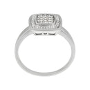 Bague "Lima" Diamants 0,15Cts/20 - Or Blanc 375/1000