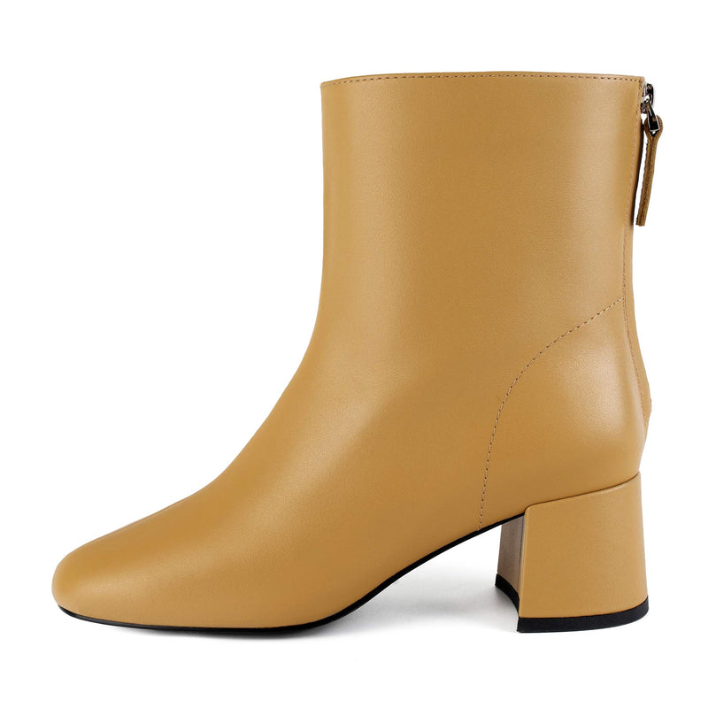 A Lonely Place To Be Ankle Boots - Yellow
