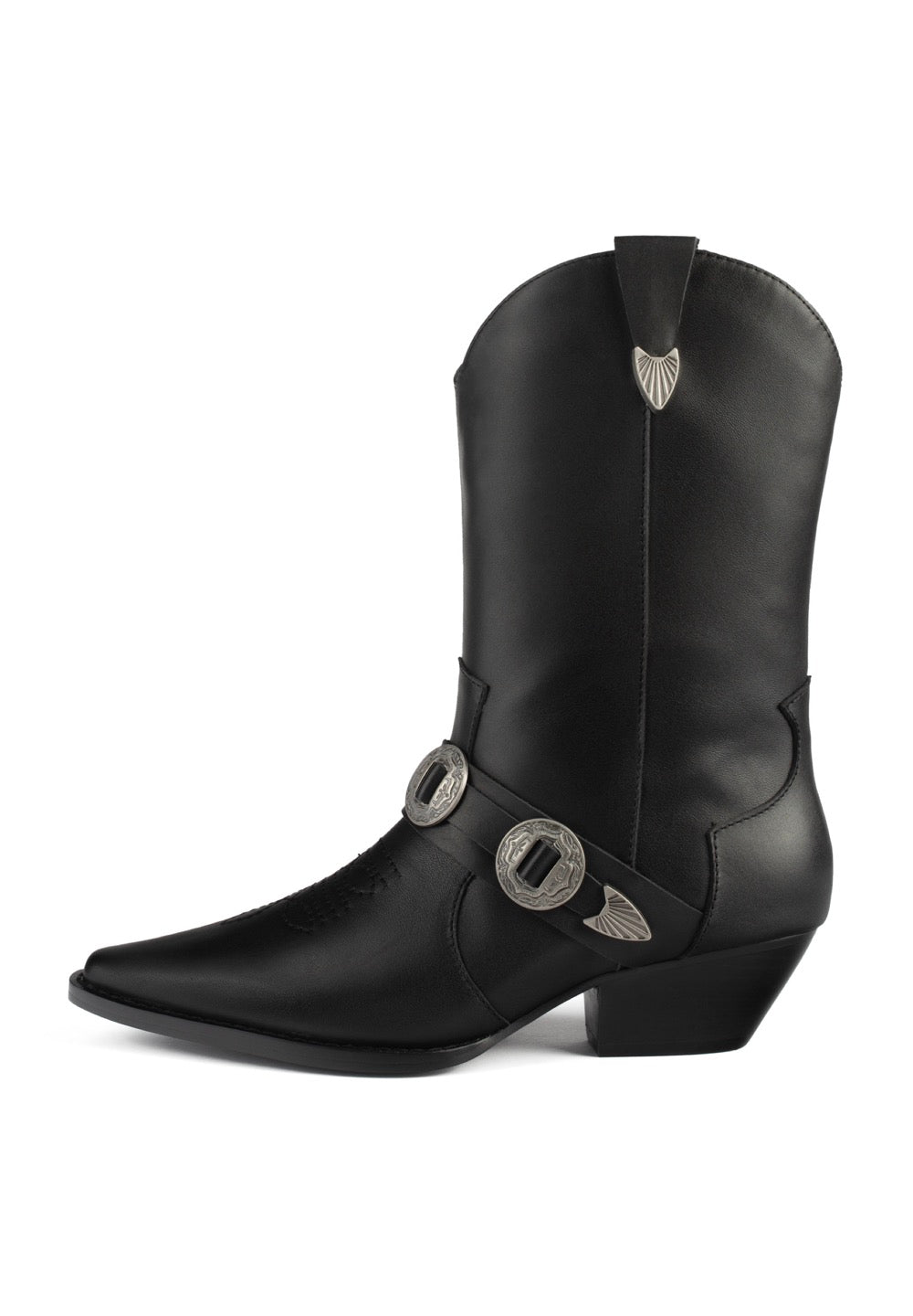 Cast In Steel Ankle Boots - Black