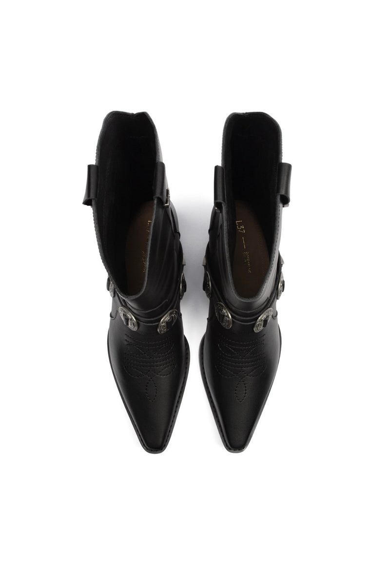 Botines de acero fundido - Negro