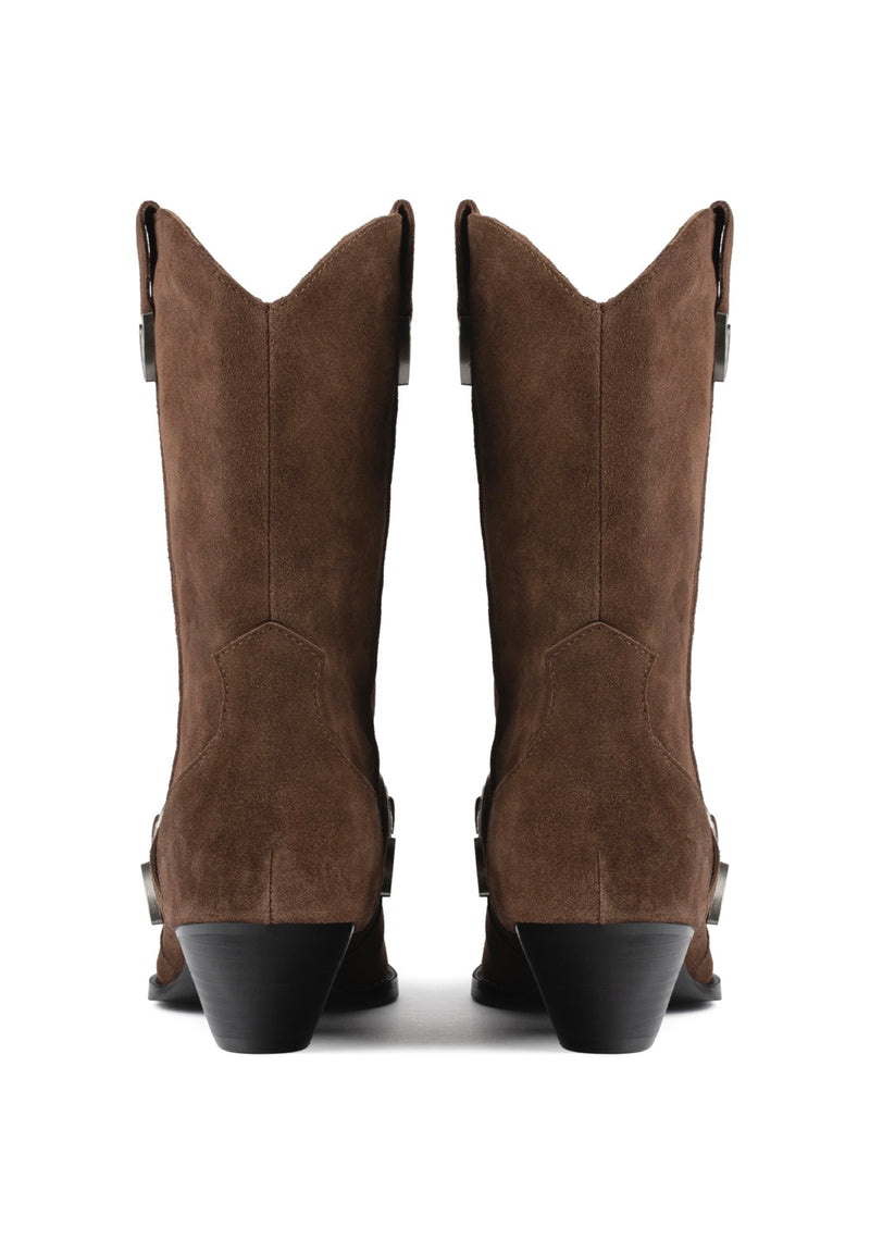 Cast In Steel Ankle Boots - Brown