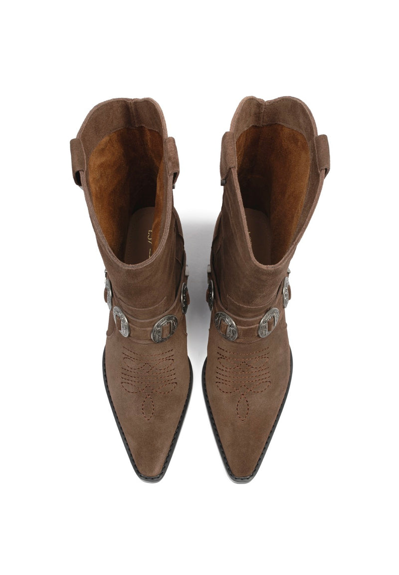 Cast In Steel Ankle Boots - Brown