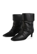 Dark Side Bloom Ankle Boots - Black