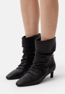 Dark Side Bloom Ankle Boots - Black