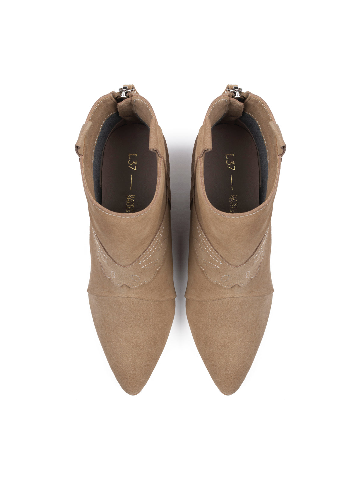Feel My Needs Ankle Boots - Tan