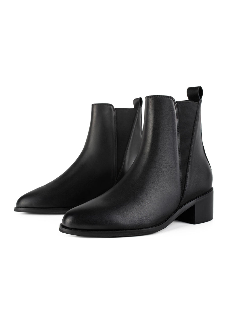 Galactic Mist Ankle Boots - Black