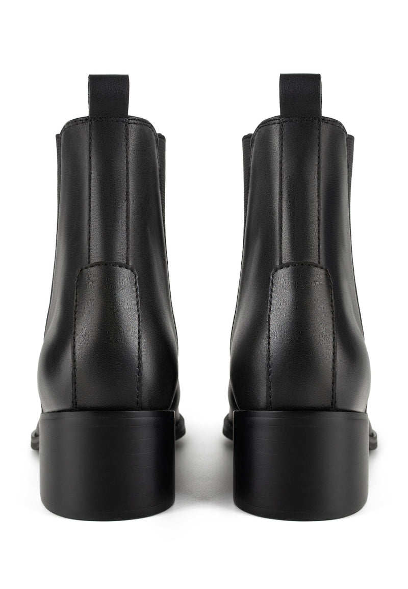 Galactic Mist Ankle Boots - Black