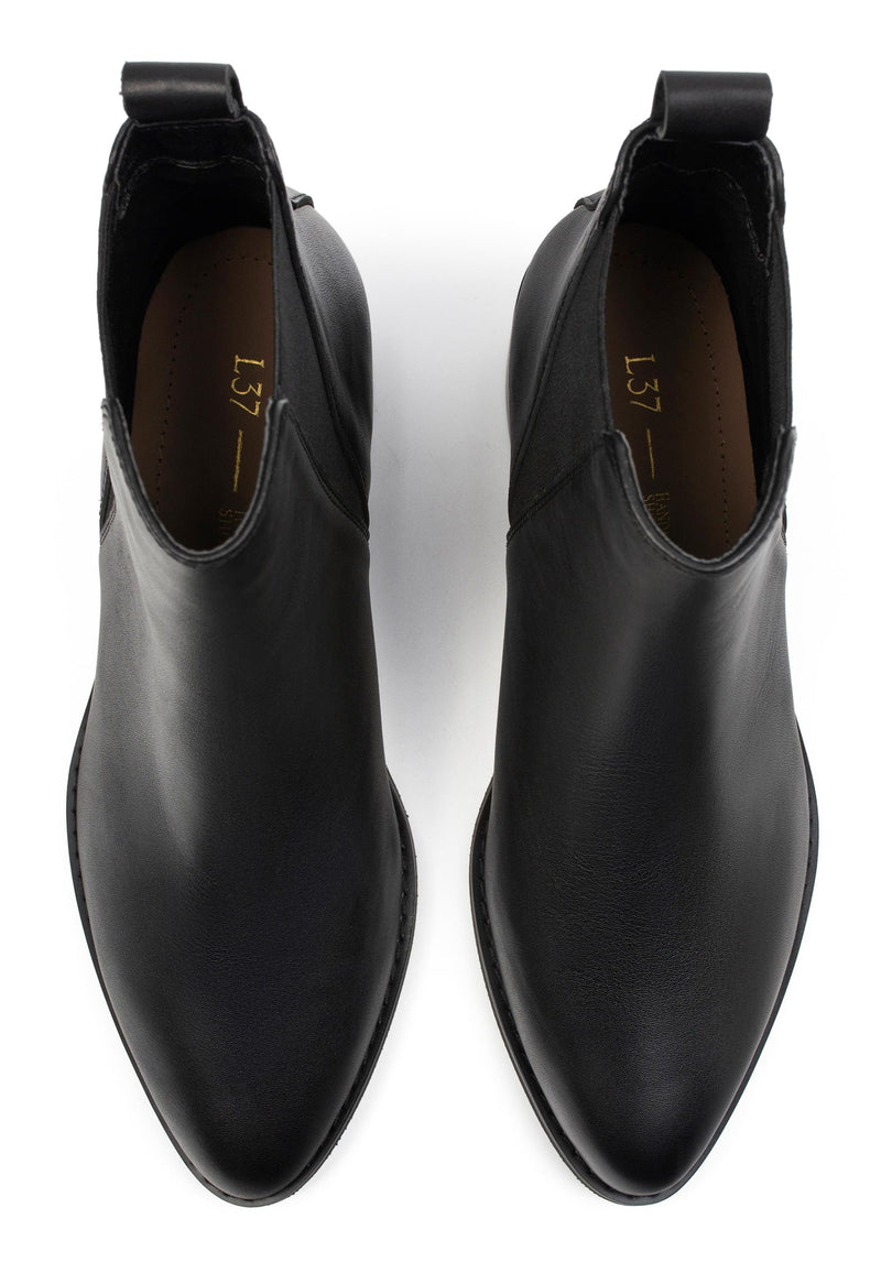 Galactic Mist Ankle Boots - Black