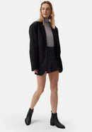 Galactic Mist Ankle Boots - Black