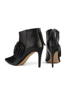 Glamor Stride Ankle Boots - Black