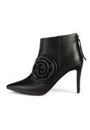 Glamor Stride Ankle Boots - Black