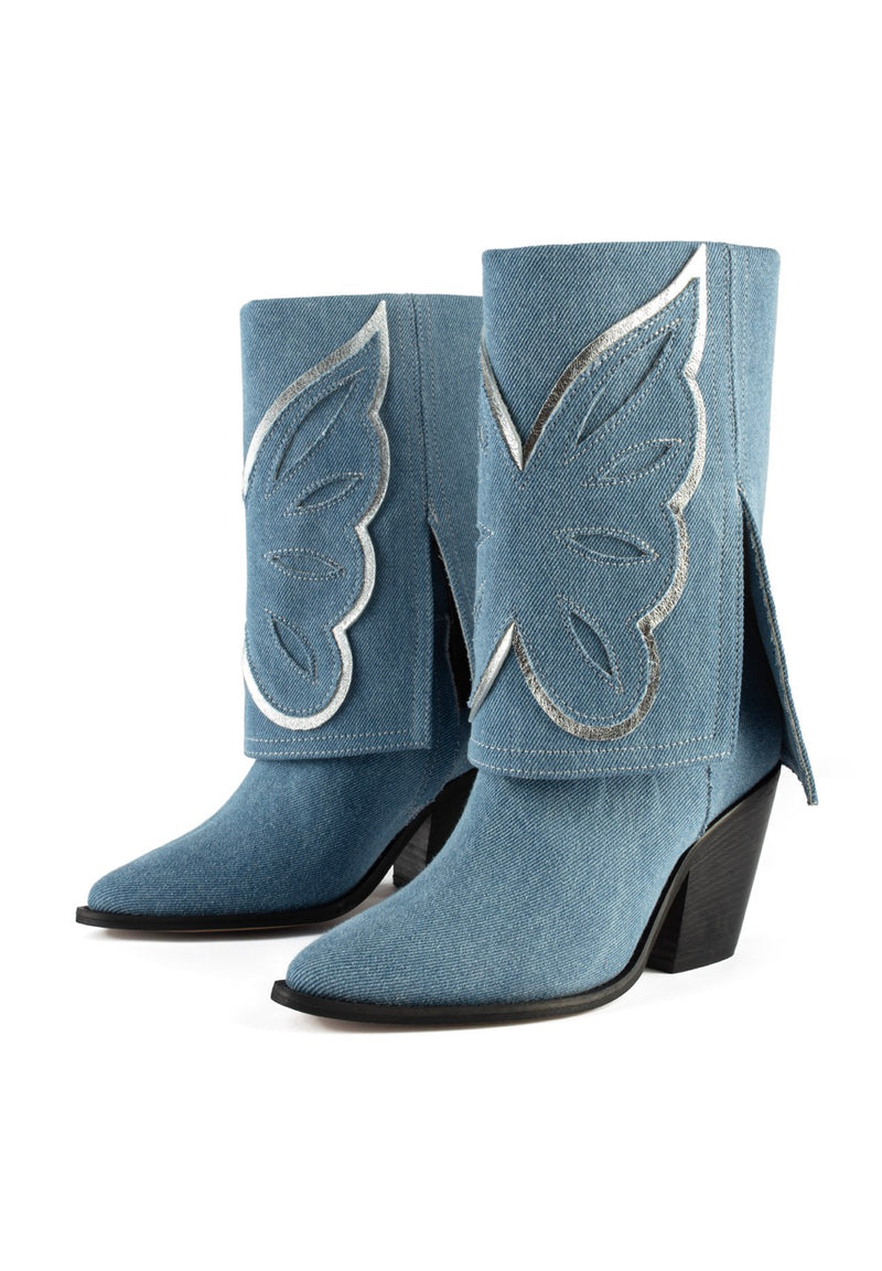 Hundred Dollar Bill Ankle Boots - Silver