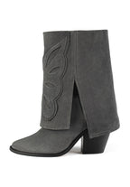 Hundred Dollar Bill Ankle Boots - Grey