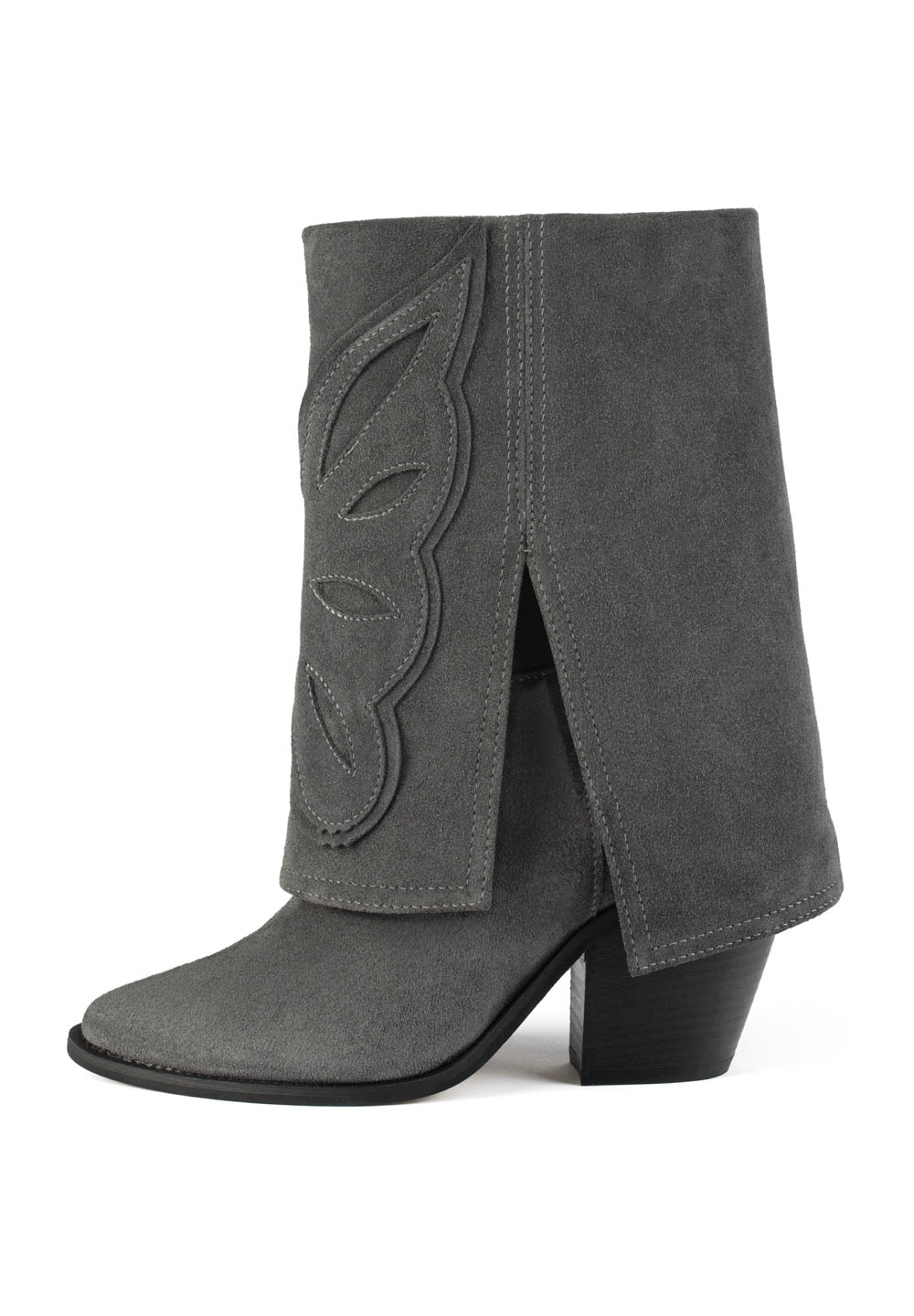 Hundred Dollar Bill Ankle Boots - Grey