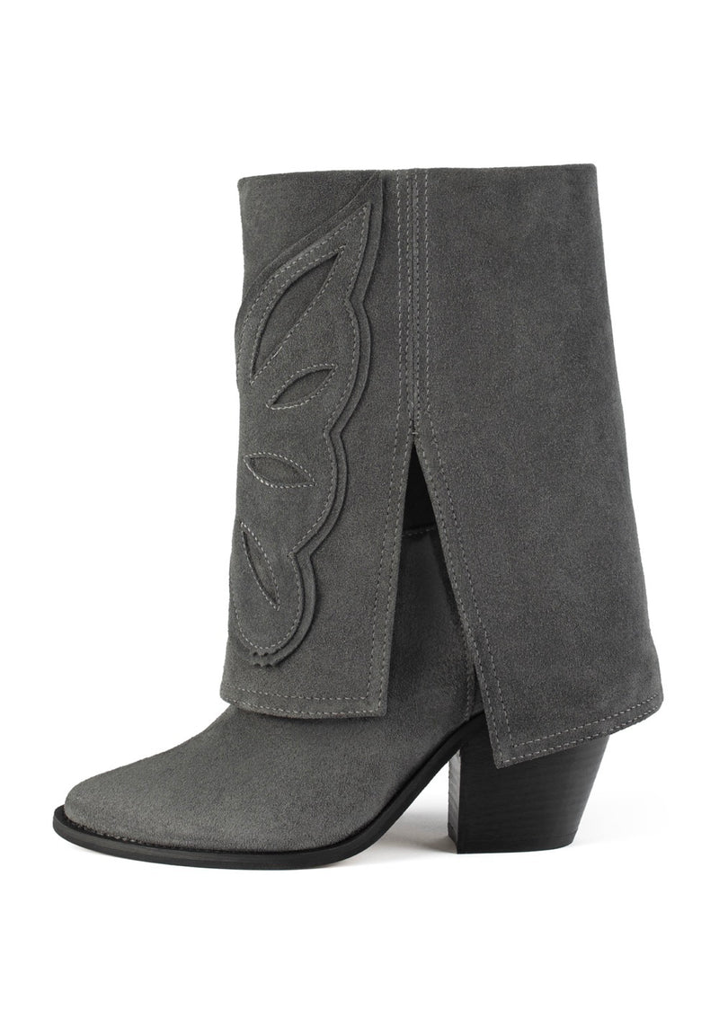 Botines con billete de cien dólares - Gris