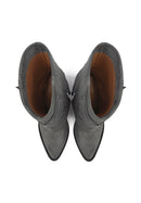Botines con billete de cien dólares - Gris