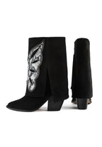 Hundred Dollar Bill Ankle Boots - Black