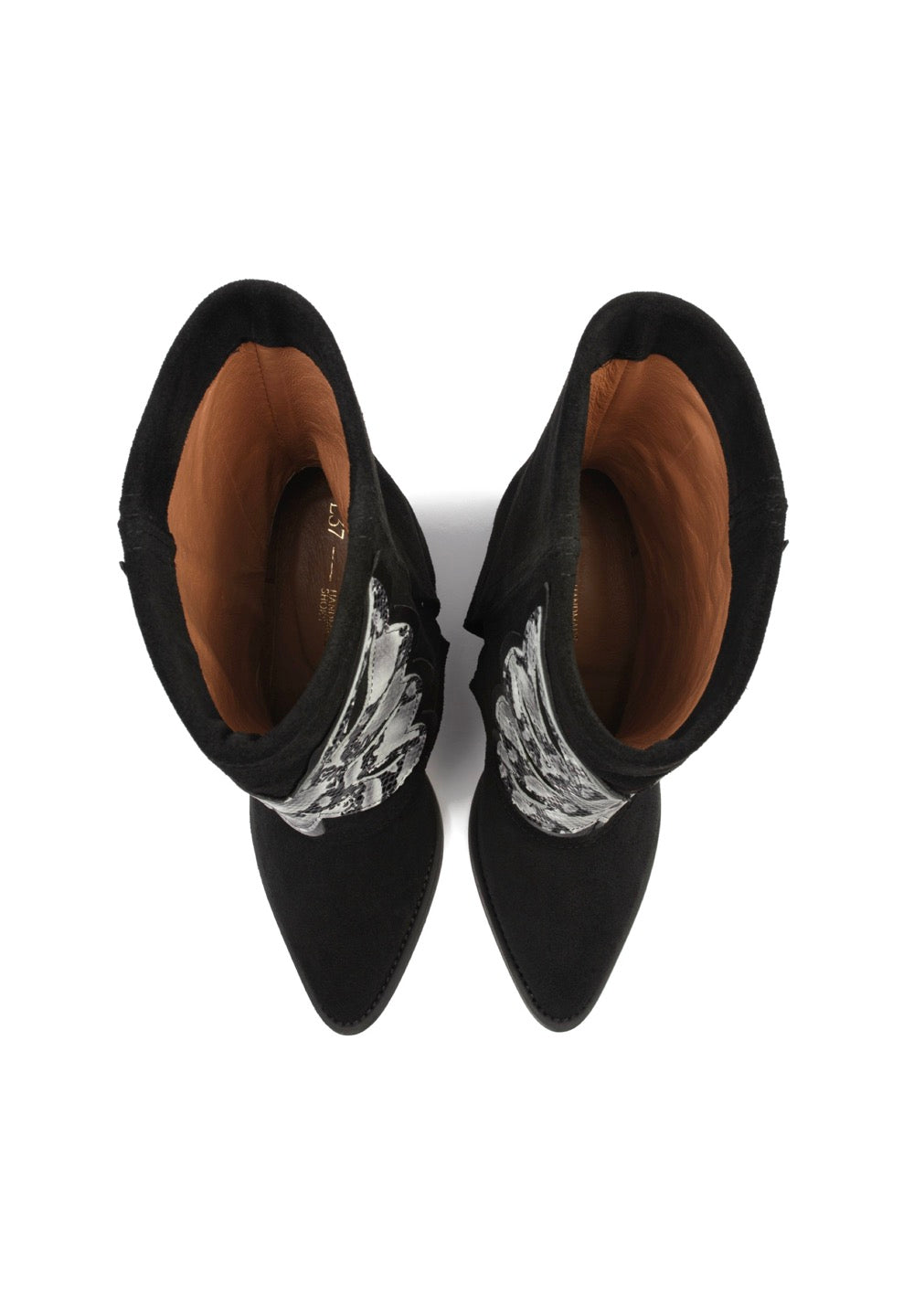 Hundred Dollar Bill Ankle Boots - Black