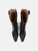 Botas de hojas de acebo - Marrón