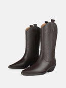 Botas de hojas de acebo - Marrón