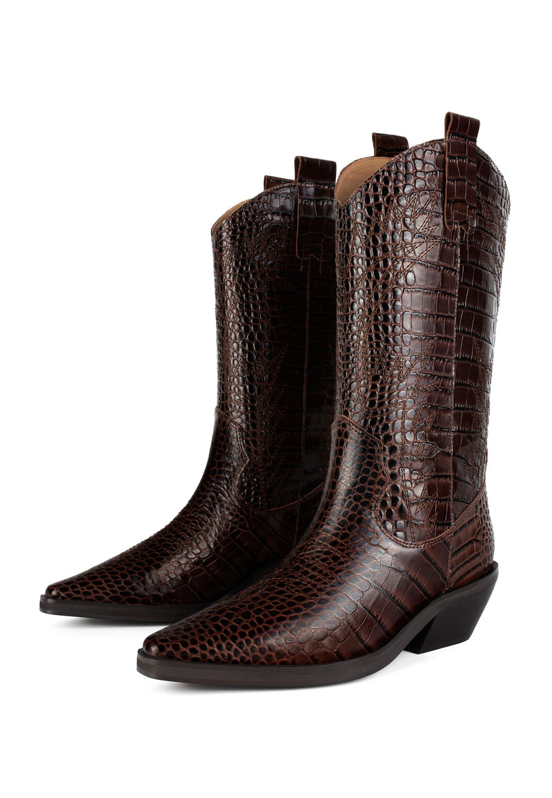 Bottes Holly Leaves - Marron