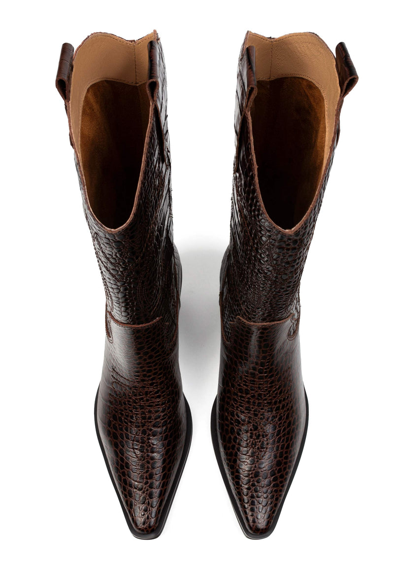 Bottes Holly Leaves - Marron